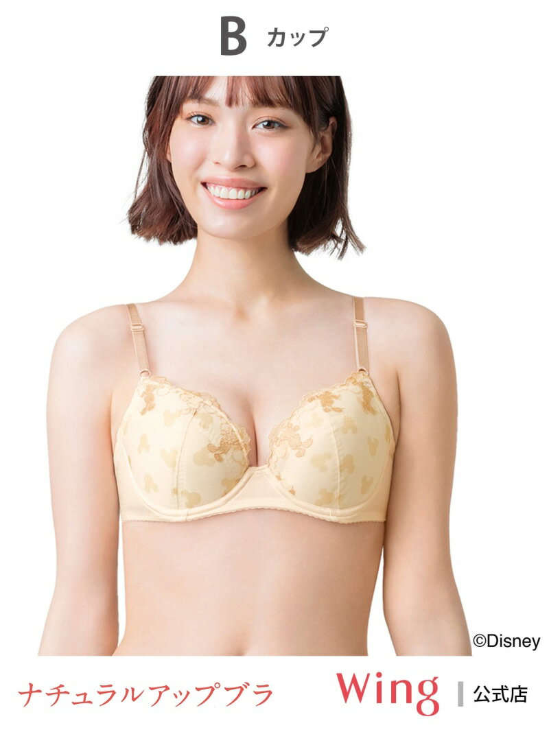 ウイング 【ナチュラルアップブラ】 ブラジャー 【ディズニー】 Wing ウイング インナー・ルームウェア ブラジャー グレー【送料無料】[Rakuten Fashion]のサムネイル