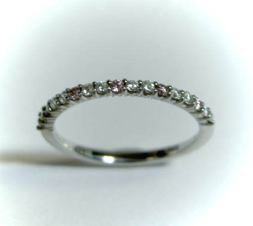 プラチナピンクダイヤモンド&ダイヤ...