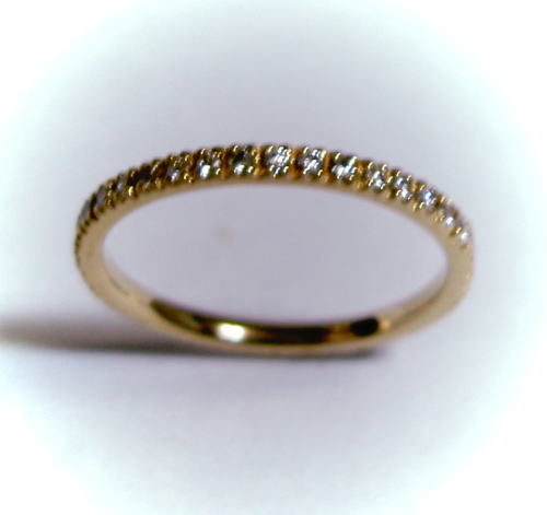 樂天商城 - K18ピンクゴールド ダイヤモンド0.28ct　フルエタニティリング(指輪)♪