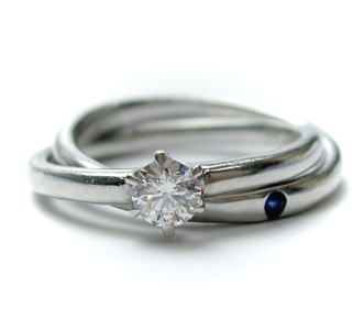 SaintePure【セントピュール】プラチナ ダイヤモンド リング♪0.25ct E-VS2-EX SaintePure【セントピュール】プラチナ ダイヤモンド リング♪0.25ct E-VS2-EX