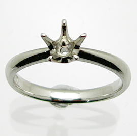 【新作】プラチナ 空枠(中心のダイヤは別売り) KWR-21(5本爪)0.6ct.-0.7ct.用♪ (中心のダイヤは価格に含まれていません)03A-156-70 【新作】プラチナ 空枠(中心のダイヤは別売り) KWR-21(5本爪)0.6ct.-0.7ct.用♪ (中心のダイヤは価格に含まれていません)03A-156-70