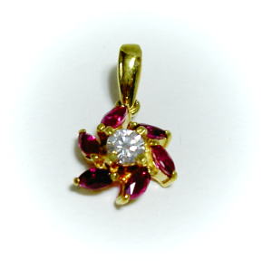 K18イエローゴールドルビー・ダイ...