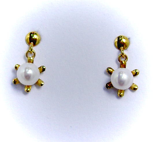 K18ゴールド パール ピアス♪