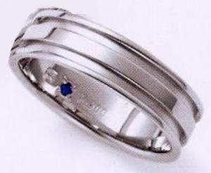 ★RomanticBlueロマンティックブルー4RK013 (29)マリッジリング・結婚指輪・ペアリング用(1本）
