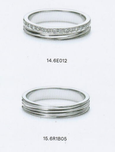 ★NINA RICCI【ニナリッチ】(14)6E012-2 ダイヤ&(15)6R1B05-2 2本セットマリッジリング・結婚指輪・ペアリング ★NINA RICCI【ニナリッチ】(14)6E012-2 ダイヤ&(15)6R1B05-2 2本セットマリッジリング・結婚指輪・ペアリング