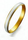True Love トゥルーラブ)(43) M801 卸直営店 Pt900 プラチナ & K18YG イエローゴールド マリッジリング 結婚指輪 ペアリング (...