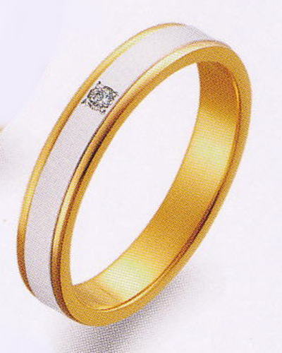 True Love トゥルーラブ (40) M097D-2 ダイヤ 卸直営店 Pt900 プラチナ & K18YG イエローゴールド マリッジリング 結婚指輪 ペアリング(1本) True Love トゥルーラブ (40) M097D-2 ダイヤ 卸直営店 Pt900 プラチナ & K18YG イエローゴールド マリッジリング 結婚指輪 ペアリング(1本)