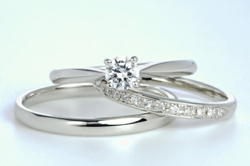 0.5ct.ダイヤモンド婚約指輪(エンゲージリング)/結婚指輪(マリッジリング)3本セットPRF018-05(ルピナス)【当店のオリジナル製品】 0.5ct.ダイヤモンド婚約指輪(エンゲージリング)/結婚指輪(マリッジリング)3本セットPRF018-05(ルピナス)【当店のオリジナル製品】