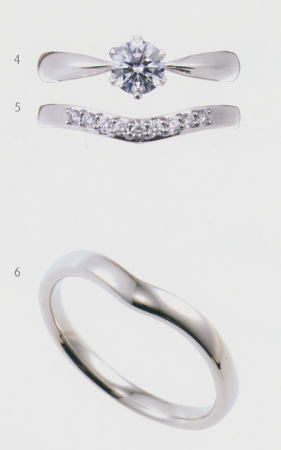 0.25ct.ダイヤモンド婚約指輪(エンゲージリング)/結婚指輪(マリッジリング)3本セットNo.L-3 SET【当店のオリジナル製品】