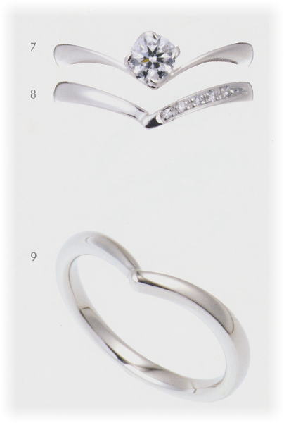 0.5ct.ダイヤモンド婚約指輪（エンゲージリング）/結婚指輪（マリッジリング）3本セットNo.L-21 SET【当店のオリジナル製品】