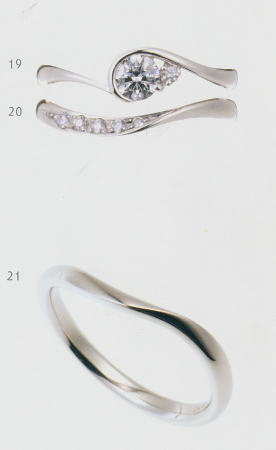 0.3ct.ダイヤモンド婚約指輪（エンゲージリング）/結婚指輪（マリッジリング）3本セットNo.L-22-03【当店のオリジナル製品】