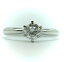 0.20ct.F-VS1-3EX(H&C)PTプラチナ婚約指輪（エンゲージリング）ダイヤモンドリング、6本爪ソリティアタイプ（鑑定書付）
