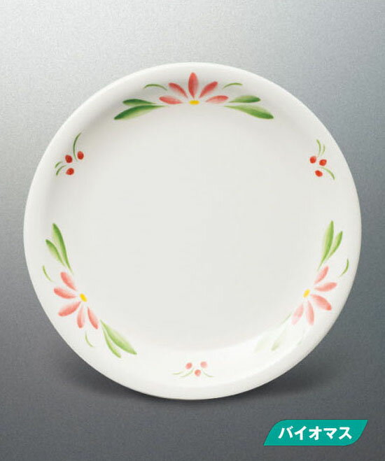 スリーラインメラミンウェア2025 デイジー 22cm 平皿 MT−176DA