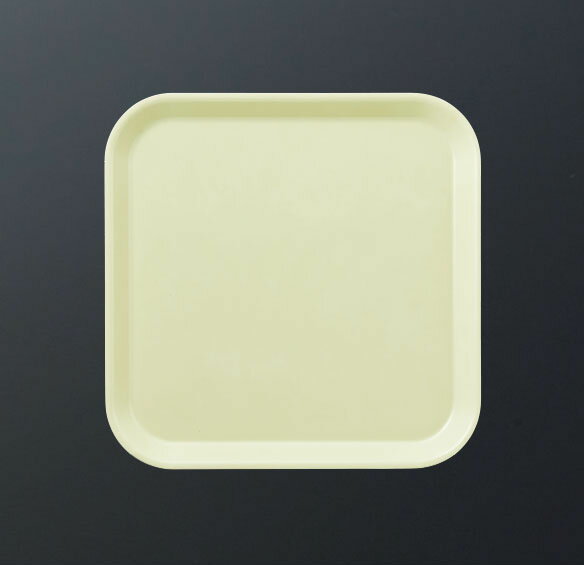 スリーラインメラミンウェア2025 ライムグリーン 正角トレイ ST−3300LMG
