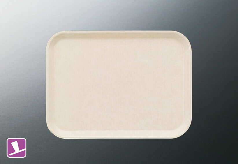 スリーラインメラミンウェア2025 アイボリー 長角トレイ STN−3344I