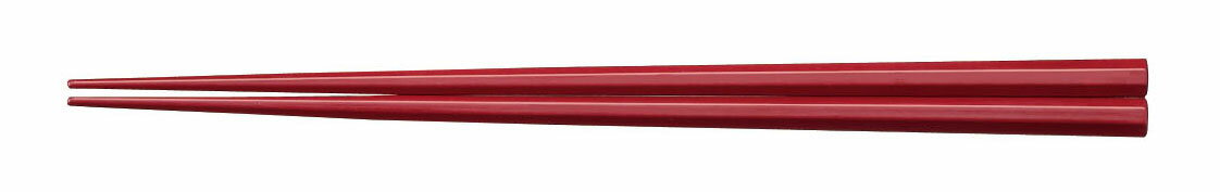 スリーラインメラミンウェア2025 あずき 22cm 八角箸 TCH−22R