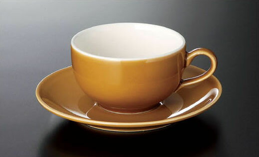 スリーラインメラミンウェア2025 ブラウン ソーサー EL−709BR