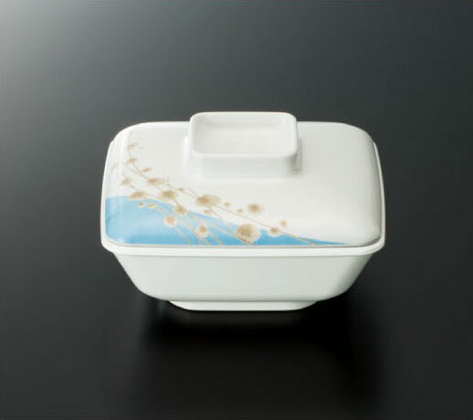 スリーラインメラミンウェア2025 シーズン 1 角煮物碗 蓋 GH−418