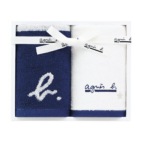 アニエスベー abマルニエール ゲストタオル2枚セット CG20024-DB アンシア ansia ORIGINAL GIFT COLLECTION 2026