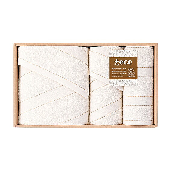内容/バスタオル:60×120cm×1・フェイスタオル:34×80cm×1・ハンドタオル:34×35cm×1 材質/綿100%