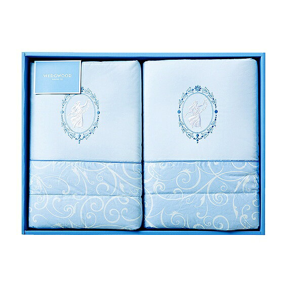 WEDGWOOD 羽毛肌掛けふとん2枚セット KE08305011 アンシア ansia ORIGINAL GIFT COLLECTION 2026