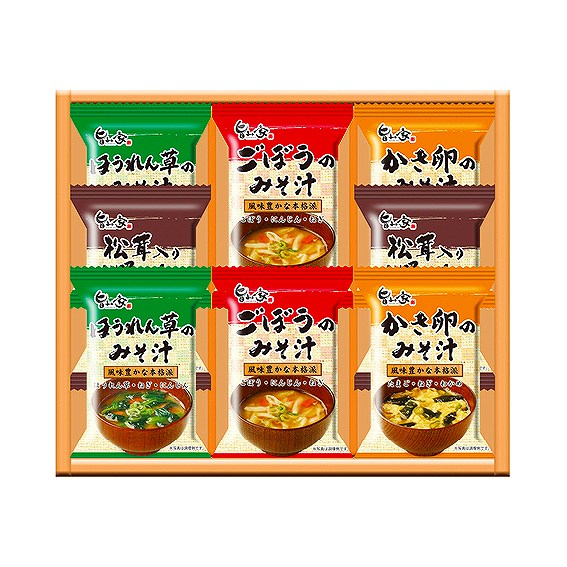 旨み家 フリーズドライ味噌汁ギフト M- B アンシア ansia ORIGINAL GIFT COLLECTION 2026