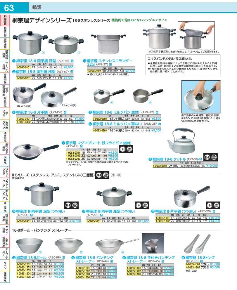 柳宗理マグマプレート鉄フライパン（蓋付） 25cm AYS1203