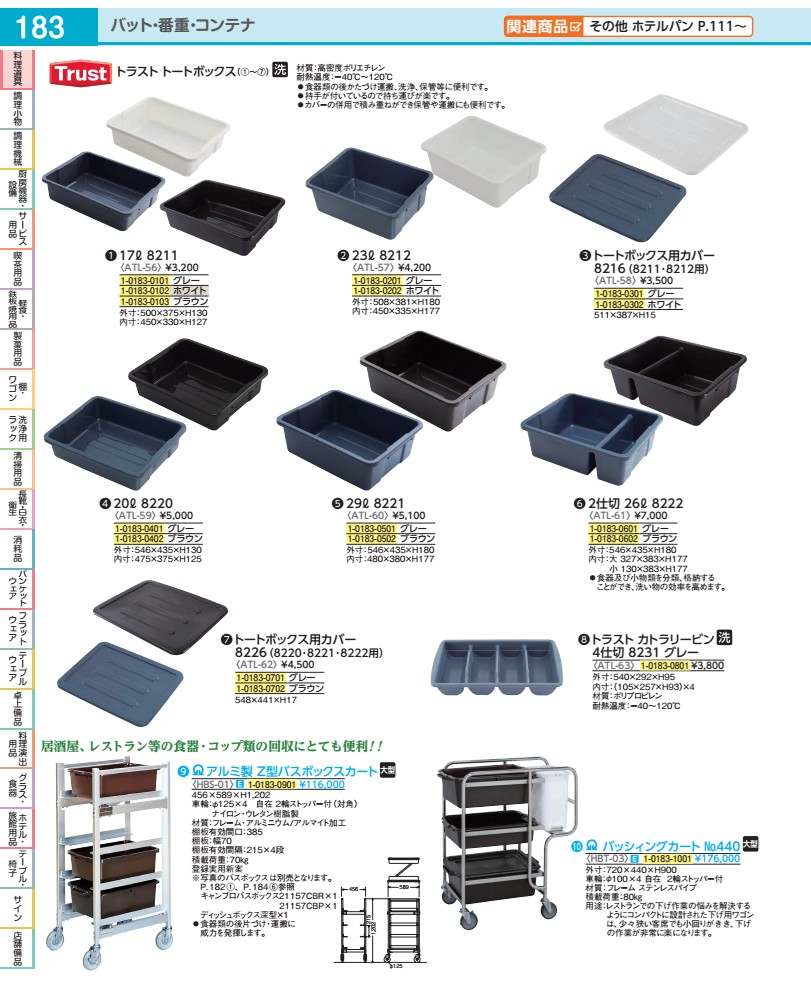 Rakuten - トラスト　トートボックス　29L 8221　ブラウン ATL6002