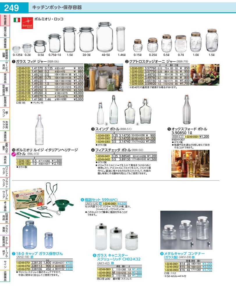 Condiments Container - メタルキャップ　コンテナー 815　3L AKVS902