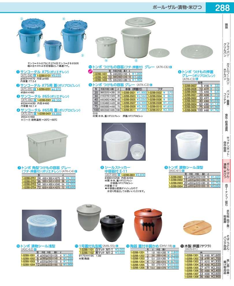 Rakuten - トンボ　つけもの押蓋　グレー 10型用 ATKC308