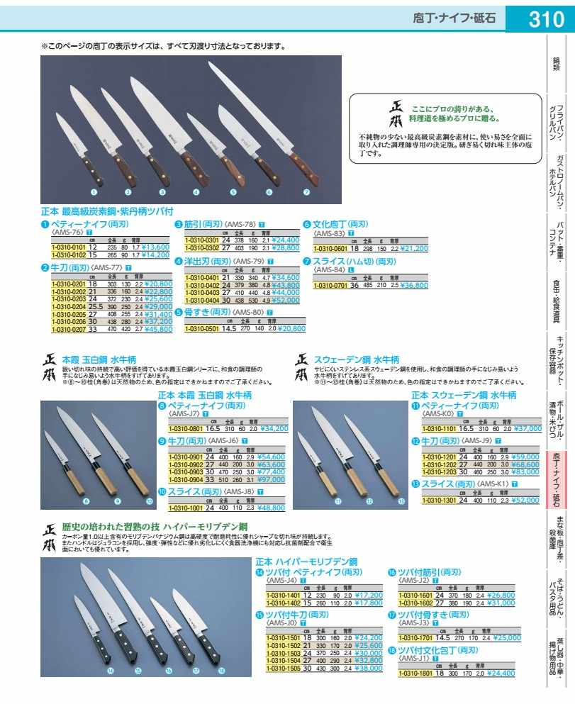 Rakuten - 正本　最高級炭素鋼　筋引 24cm AMS78024