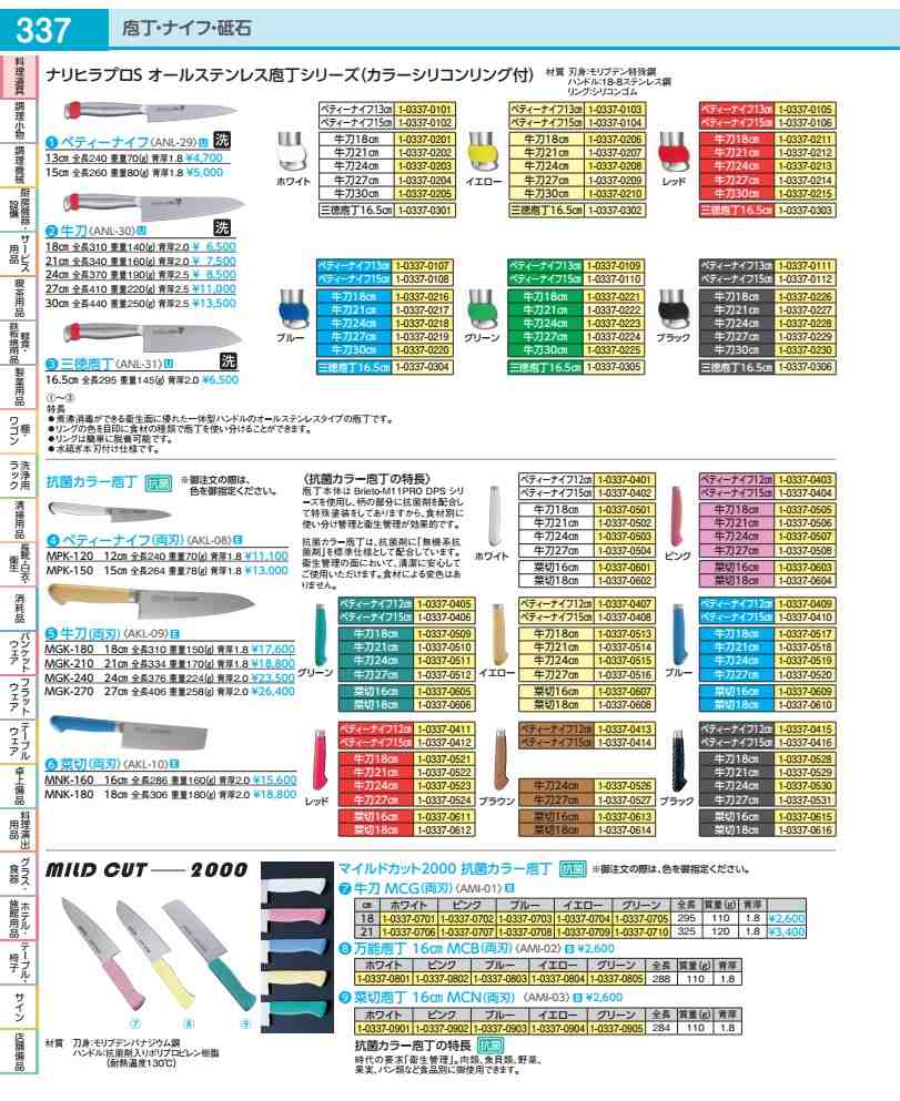 抗菌カラー庖丁 ペティーナイフ 12cm MPK...の商品画像