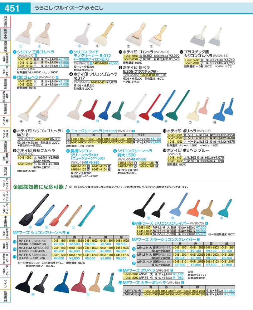 Rakuten - MPF　カラーシリコンスクレイパー MP−SS−H　小　短柄　青 WSK8301