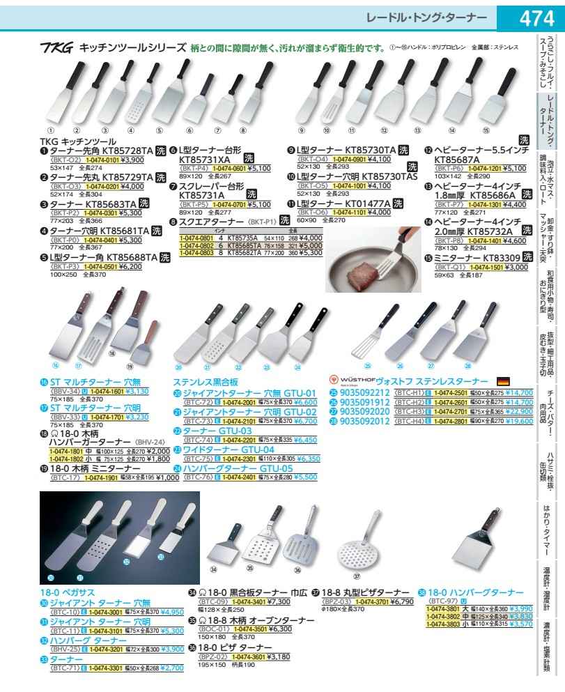Rakuten - ステンレス黒合板　ターナー GTU−03 BTC74