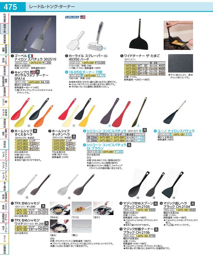 Rakuten - ホームシェフ　キッチンヘラ ブラック BKH0503