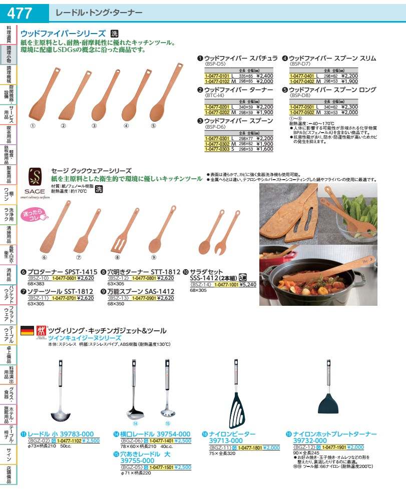 Turners - ツヴィリング　ホットプレートターナー 39732−000（ナイロン） BGZ1201