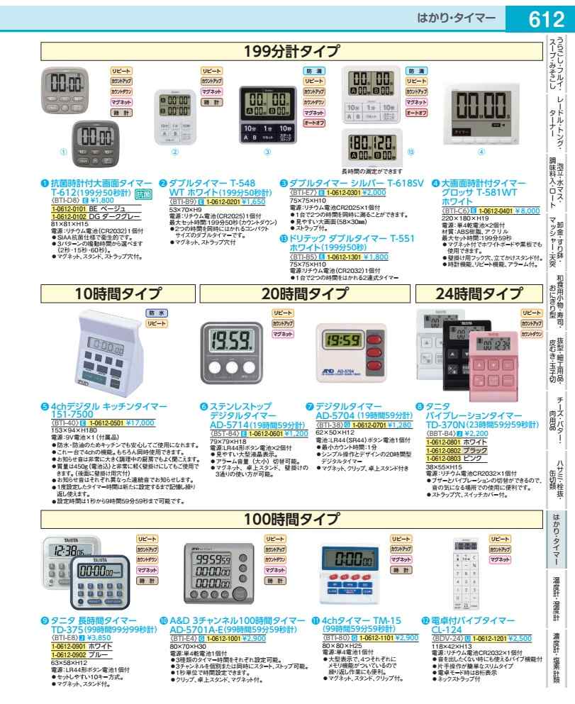 Scales - 4chデジタルキッチンタイマー 151−7500 BTI40