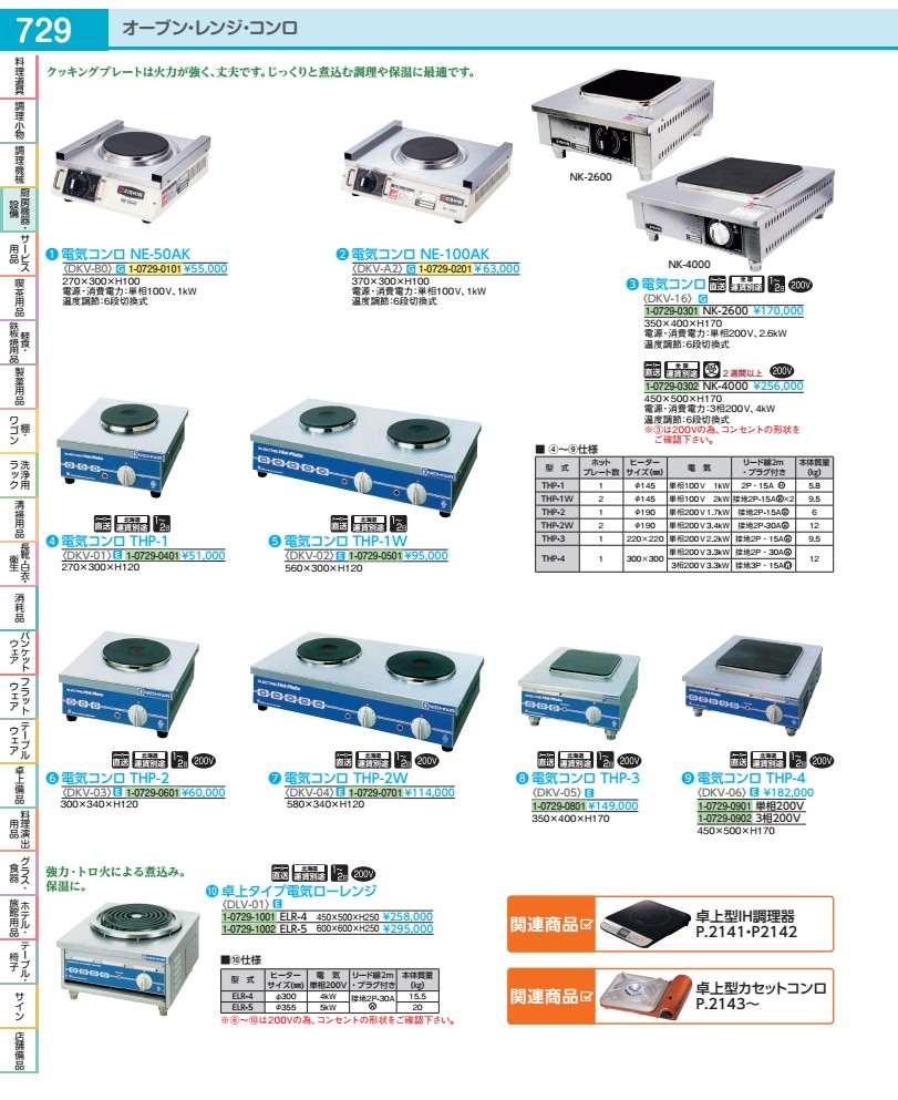 Rakuten - 電気コンロ NE−100AK DKVA201
