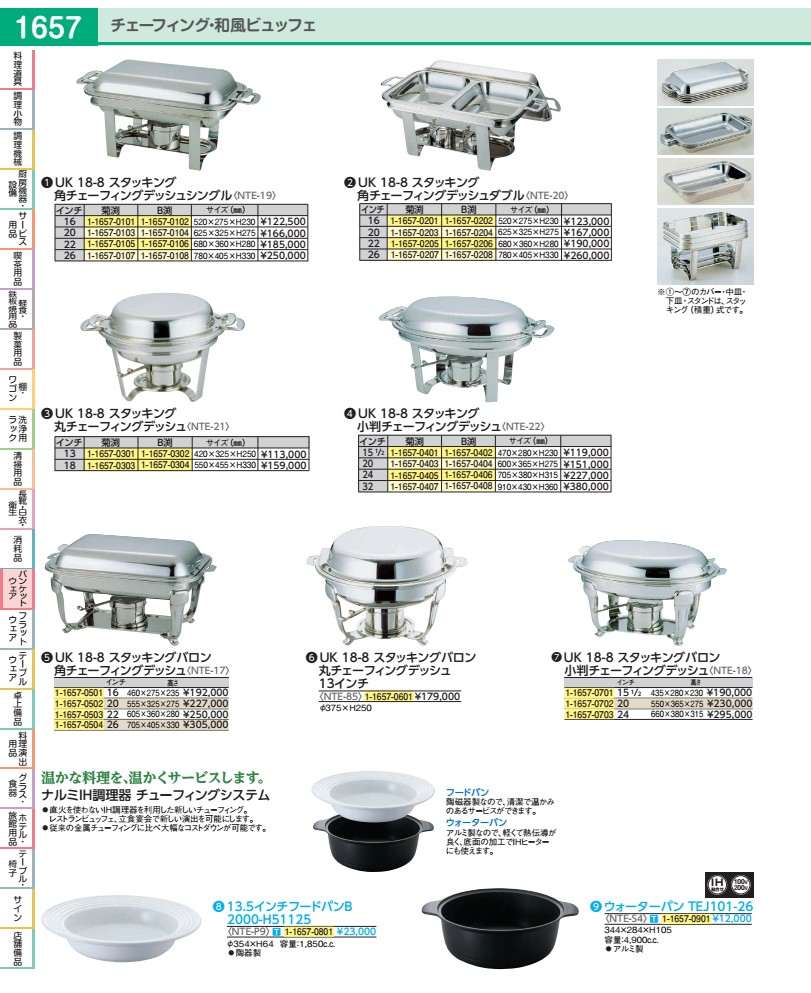 Rakuten - UK18−8スタッキング小判チェーフィング 24吋　B渕 NTE22242