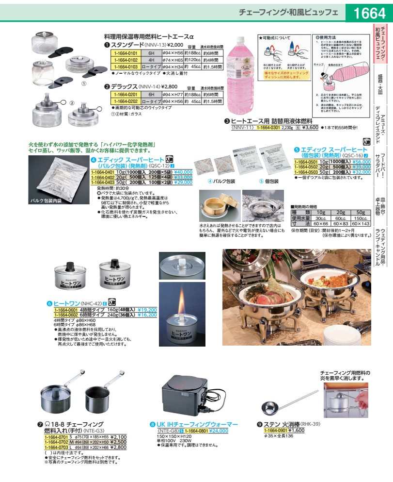 遠藤商事 業務用 チェーフィング燃料入れ L ステンレス 日本製 NTEG303