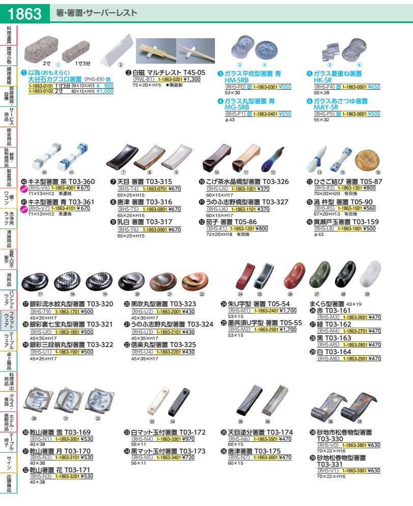 Other - ガラス丸型箸置　青 MG−SRB RHSP101