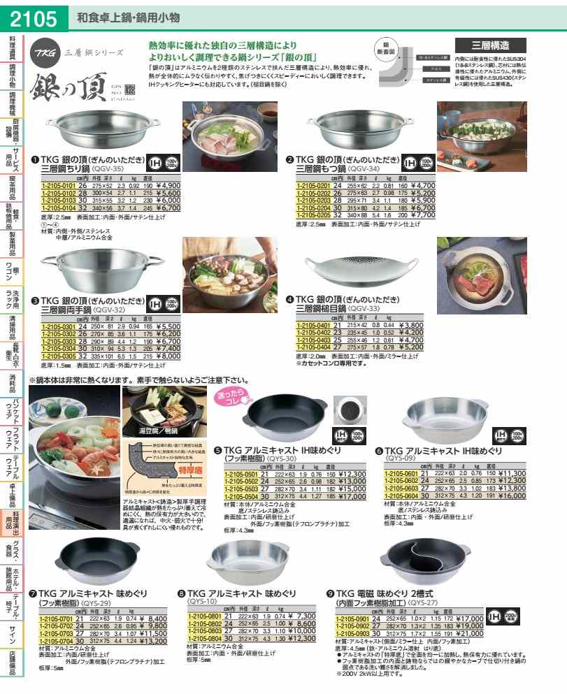 TKG　アルミ　味めぐり（フッ素樹脂） 27cm QYS2903