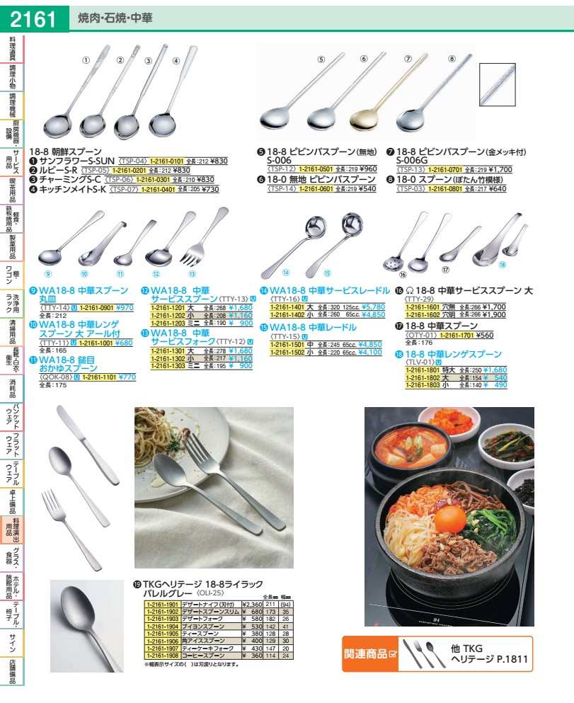 Soup Ladle （Holed） - WA　18−8中華サービスレードル 大 TTY16001