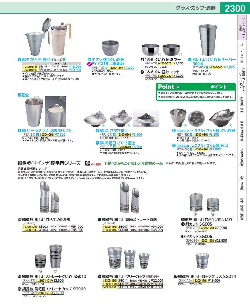 Rakuten - 18−8ぐい呑み　マット RGI7001