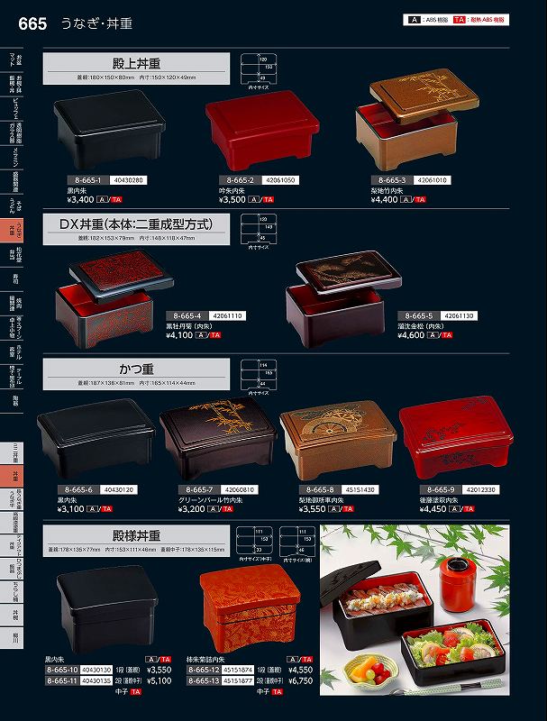 Rakuten - 福井クラフト　A）かつ重　梨地御所車内朱　（蓋）　45151431　やすらぎ　Vol．35