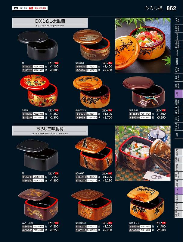 Rakuten - 福井クラフト　TA）三味胴ちらし桶　梨地御所車（親）　74010132　やすらぎ　Vol．35