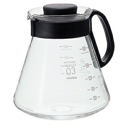 HARIO ハリオ V60レンジサーバー800ブラック XVD-80B 800ml コーヒーサーバー