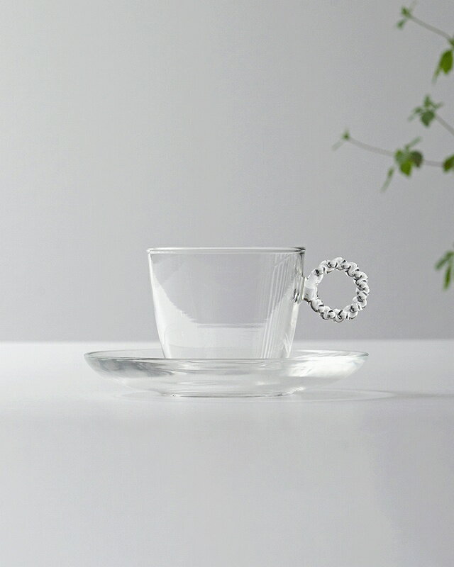 HARIO ハリオ Cup&Saucer カップ＆ソーサー ネジリN HTW-CS-N-N 200ml