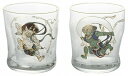 石塚硝子 ISHIZUKA GLASS アデリアグラス ADERIA GLASS 風神雷神ロックグラスペア S6227 300ml