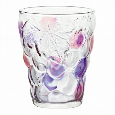 石塚硝子 ISHIZUKA GLASS アデリアグラス ADERIA GLASS ぶどうのグラス Violet Pink 7694 Green Amber 7695 タンブラー 260ml